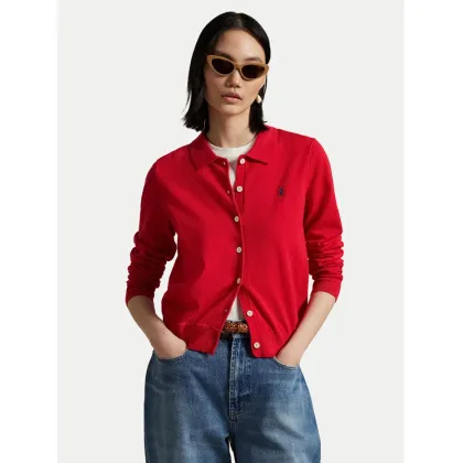Zdjęcie Polo Ralph Lauren Kardigan 211959285002 Czerwony Slim Fit