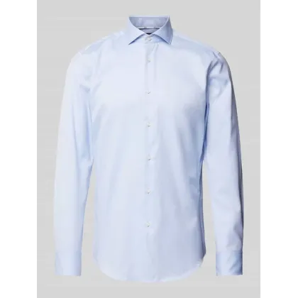 Zdjęcie Koszula biznesowa o kroju slim fit z drobnego twillu