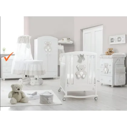 Zdjęcie Urokliwa biała komoda niemowlęca - Italbaby