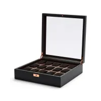 Zdjęcie Zamykane pudełko skórzane Axis Copper na 15 zegarków