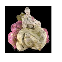 Picture Porcelain figurine - woman with a child