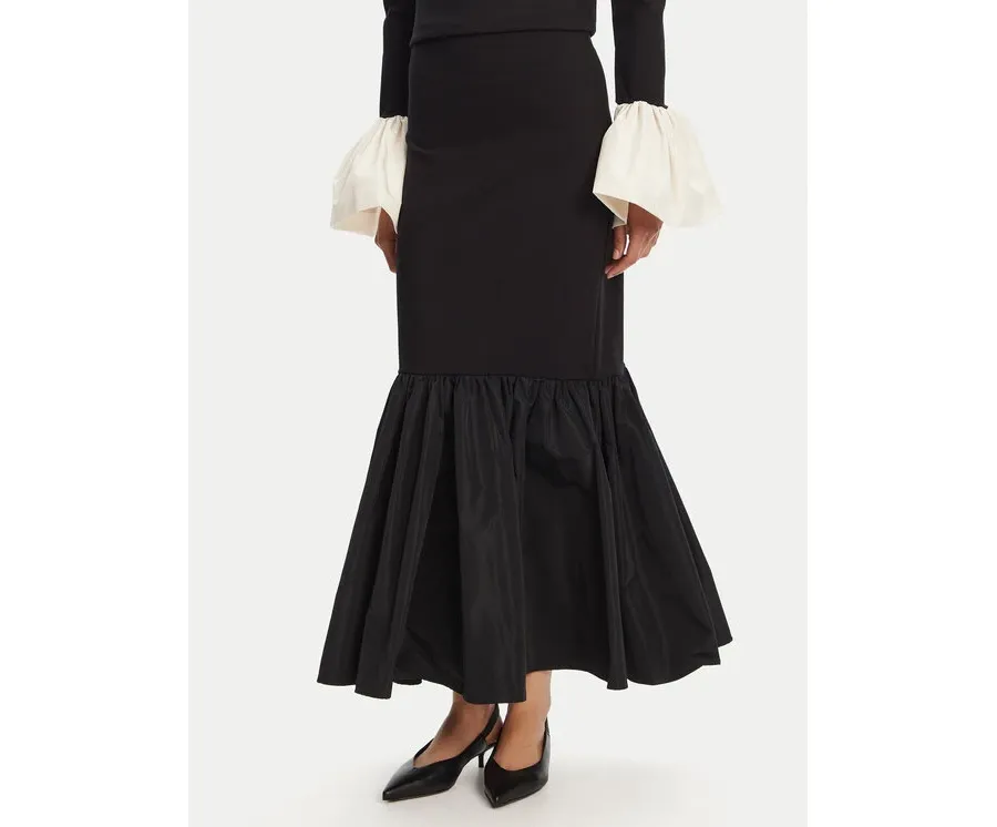 obrazek 1 STAUD Spódnica maxi Hawthorne R25R6115PF Czarny Regular Fit