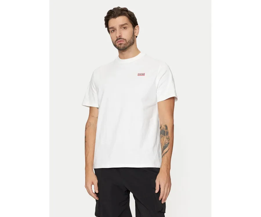 obrazek 1 Hunter T-Shirt HARM0039242 Biały Regular Fit