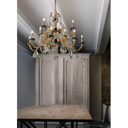 Zdjęcie Luksusowy włoski żyrandol z kolekcji Eternity