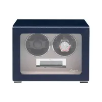 Picture A modern rotomat for two watches - touch panel, leather casing