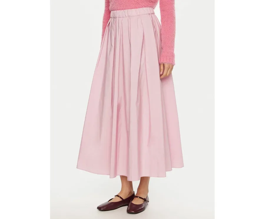 obrazek 1 Weekend Max Mara Spódnica trapezowa Curvato 2515101011 Różowy Regular Fit