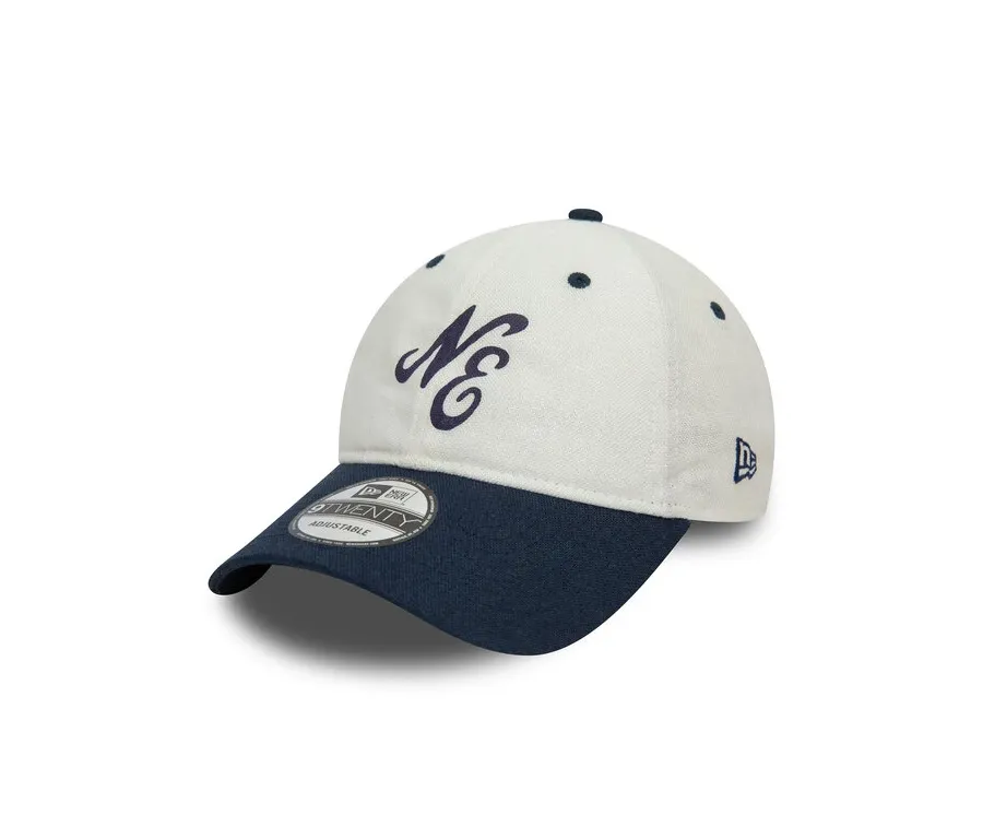 obrazek 1 New Era Czapka z daszkiem Linen Script 920 Ne 60503546 Écru