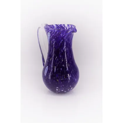 Zdjęcie Włoski dekoracyjny dzbanek ze szkła murano