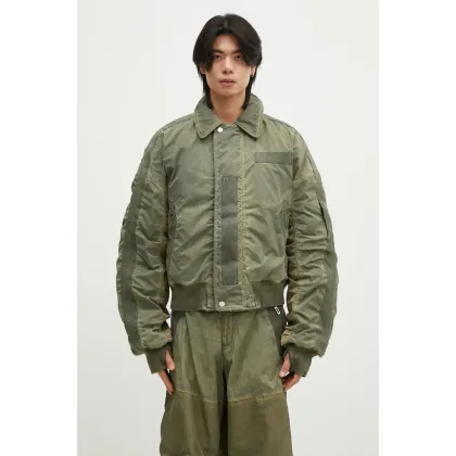 Zdjęcie 032C kurtka bomber 'Clay' Utility Bomber męski kolor zielony przejściowa oversize F24-URW-1903-450