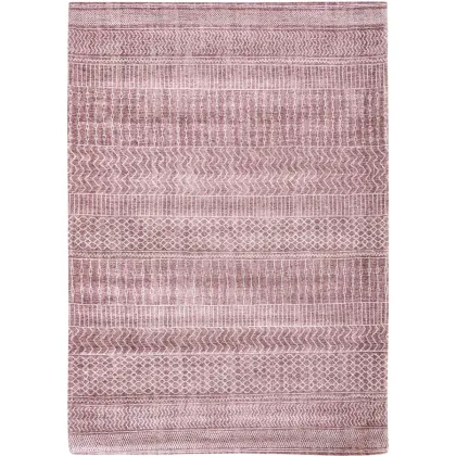 Zdjęcie Prestiżowy różowy dywan we wzory - SAND ROSE 8793