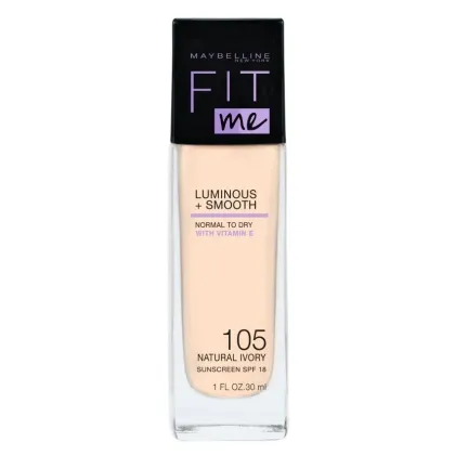 Zdjęcie Maybelline Fit Me Luminous & Smooth podkład do twarzy, 125 Nude Beige Nude Beige 30 ml