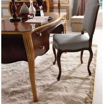 Zdjęcie Tradycyjne włoskie krzesło do stylowego gabinetu – Morello Gianpaolo