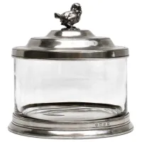 Zdjęcie Osobliwy słój z pewteru i szkła na ciasteczka - Cosi Tabellini