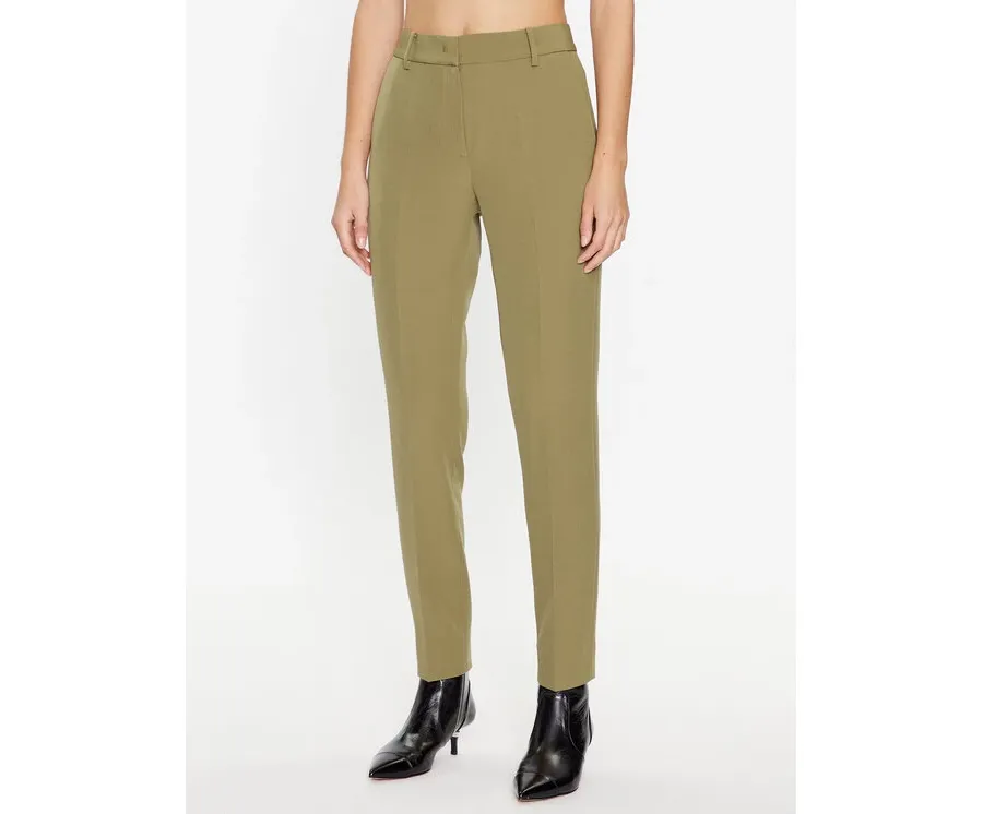 obrazek 1 Bruuns Bazaar Spodnie materiałowe Rubysus BBW3165  Zielony Slim Fit