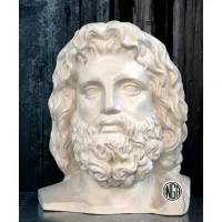 Zdjęcie Wystawne gipsowe popiersie Jowisza