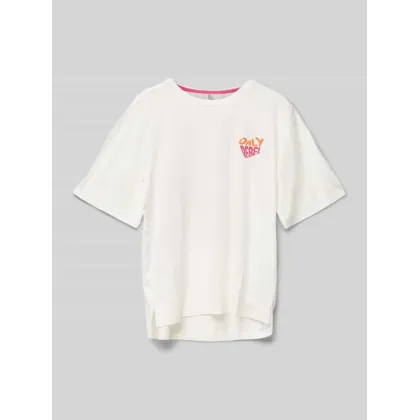 Zdjęcie T-shirt z nadrukiem z logo model ‘GILLI’