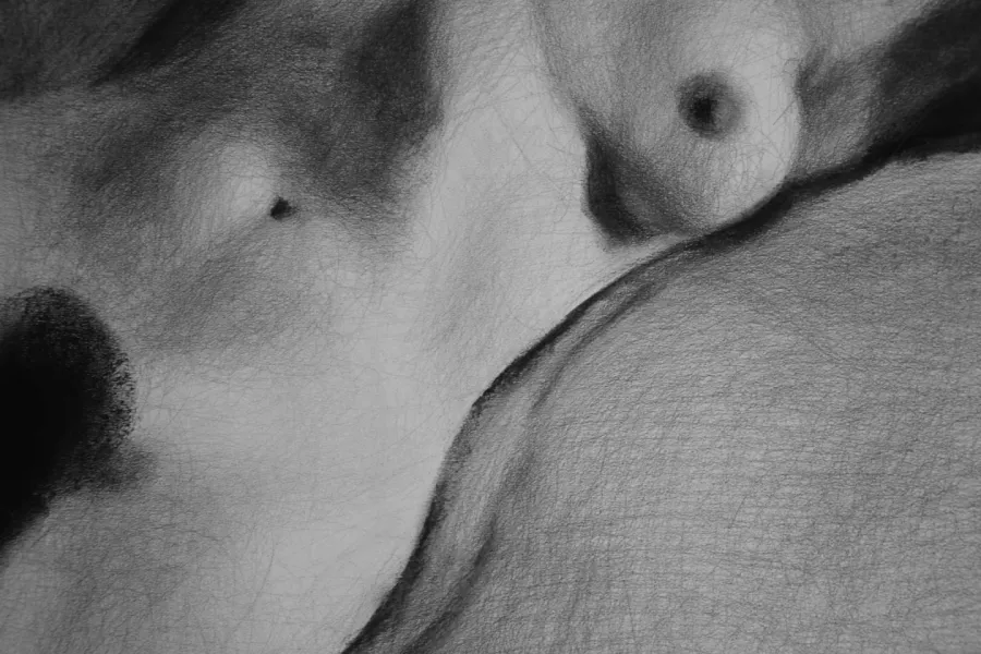 picture 4 "Rafaela" - female nude / drawing on paper 100x70cm, Kamila Ossowska