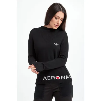 Zdjęcie Sweter damski wełniany AERONAUTICA MILITARE Aeronautica Militare