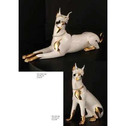 Picture A beautiful ceramic Doberman