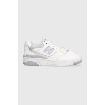 Zdjęcie New Balance sneakersy skórzane kolor biały BBW550BV
