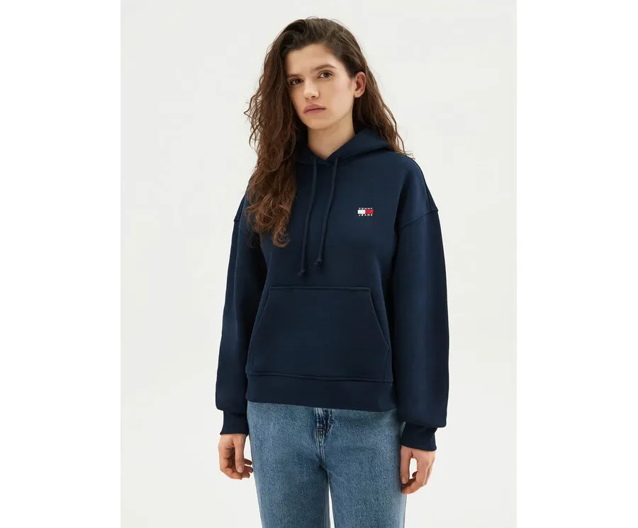 obrazek 1 Tommy Jeans Bluza Badge DW0DW19414 Granatowy Boxy Fit