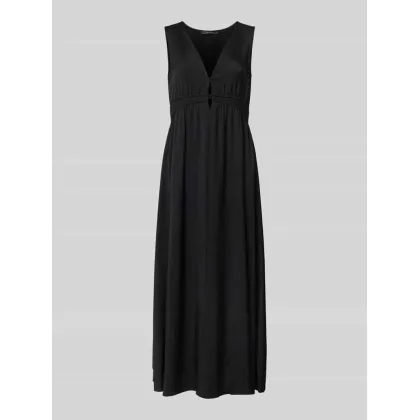 Zdjęcie Sukienka midi z mieszanki wiskozy z wycięciem