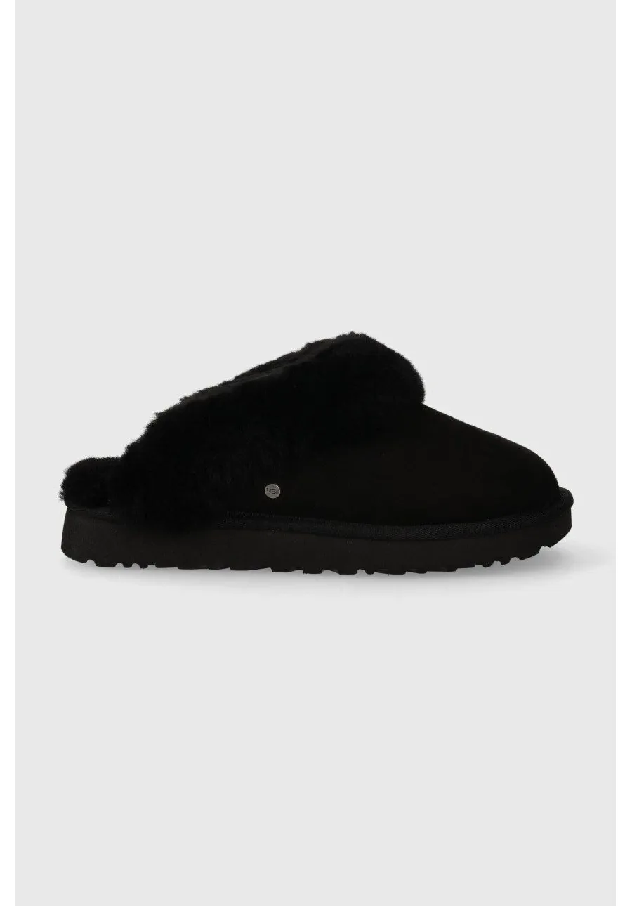 obrazek 1 UGG kapcie zamszowe Classic Slipper II kolor czarny 1130876.BLK-BLK