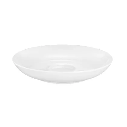 Zdjęcie Biały porcelanowy spodek o nowoczesnej formie – Tettau