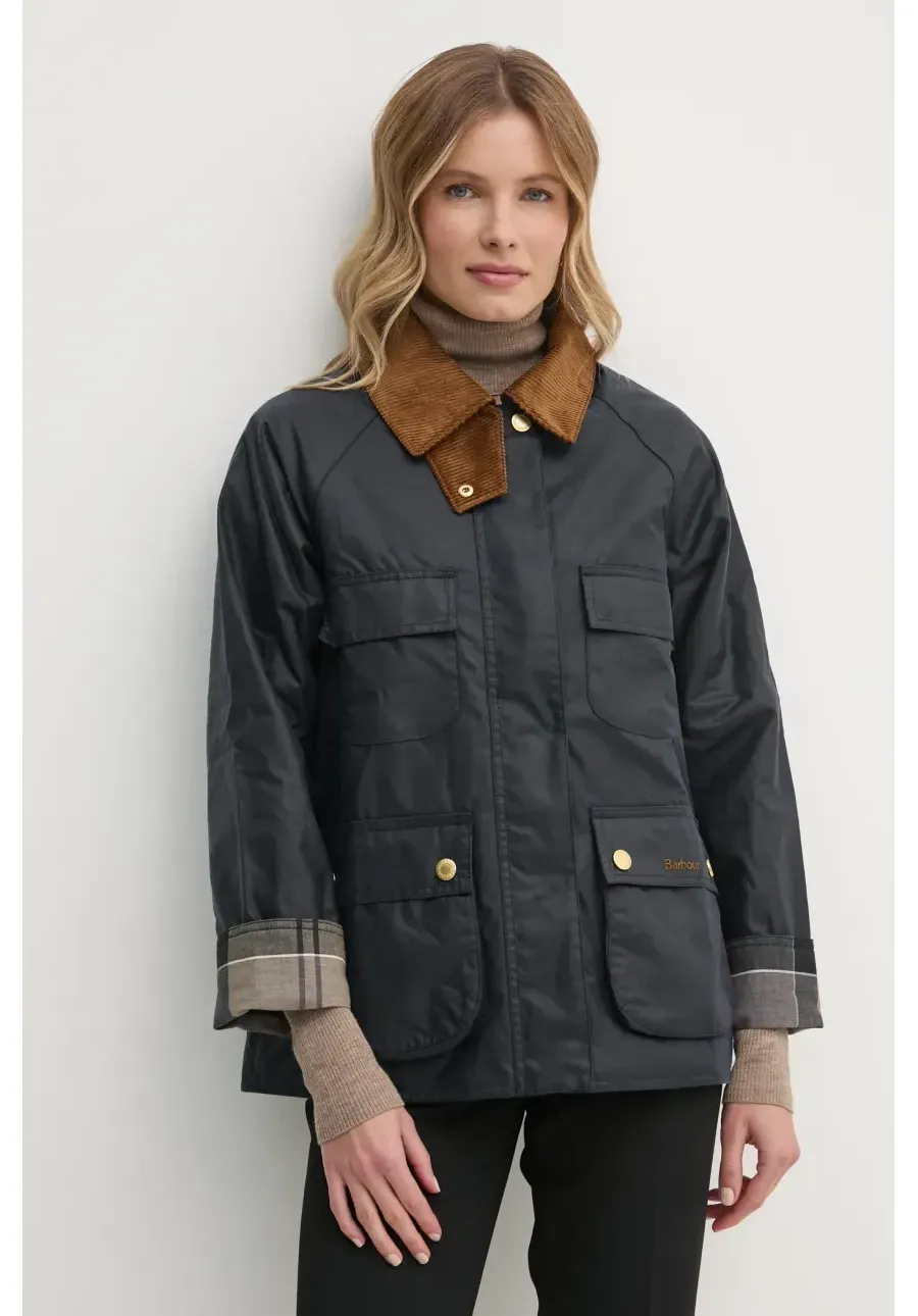obrazek 1 Barbour kurtka damska kolor granatowy przejściowa LWX1446NY71