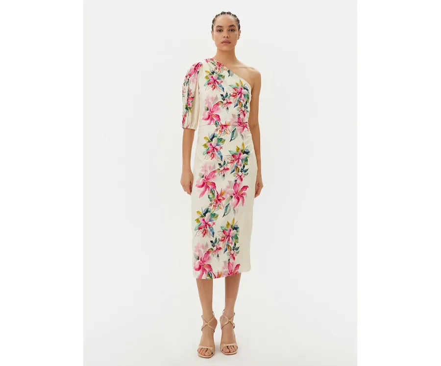 obrazek 1 TWINSET Sukienka letnia 251LB2UDD Biały Regular Fit