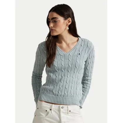 Zdjęcie Polo Ralph Lauren Sweter 211935305006 Błękitny Slim Fit