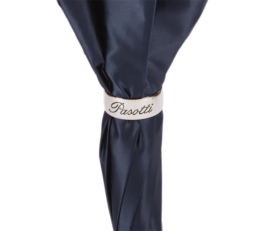 obrazek 7 Oryginalny granatowy parasol damski zdobiony motywem motyli – Pasotti