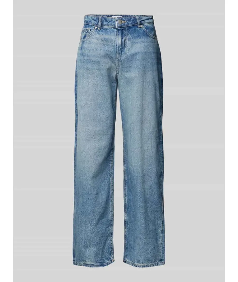 obrazek 1 Jeansy o kroju straight fit z 5 kieszeniami