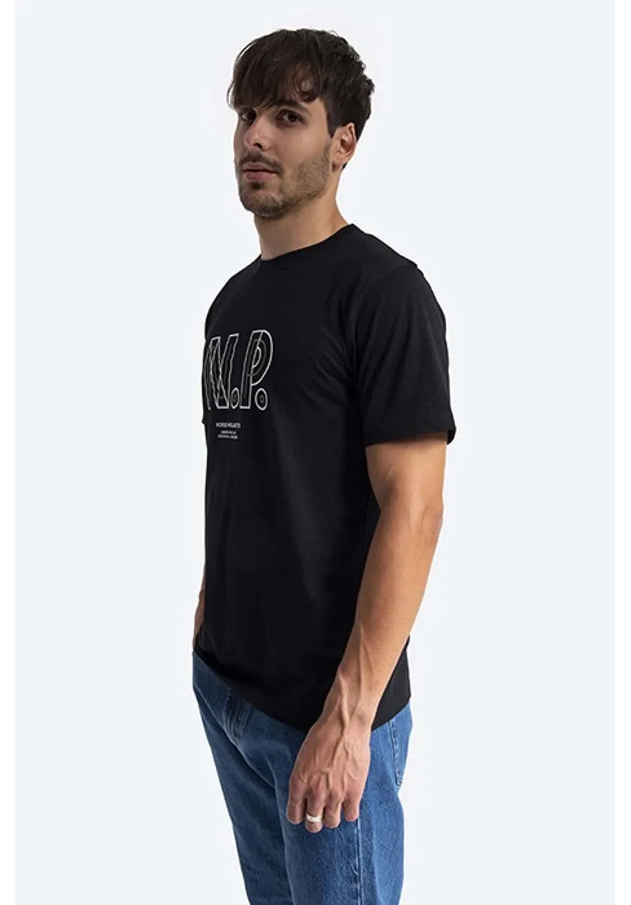 obrazek 1 Norse Projects t-shirt bawełniany Niels Teknisk Logo kolor czarny z nadrukiem N01.0570.9999-9999
