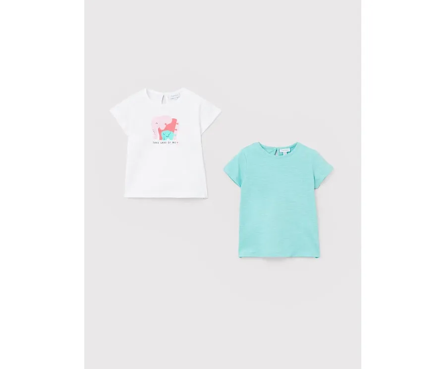 obrazek 1 OVS Komplet 2 t-shirtów 1496191 Kolorowy Regular Fit