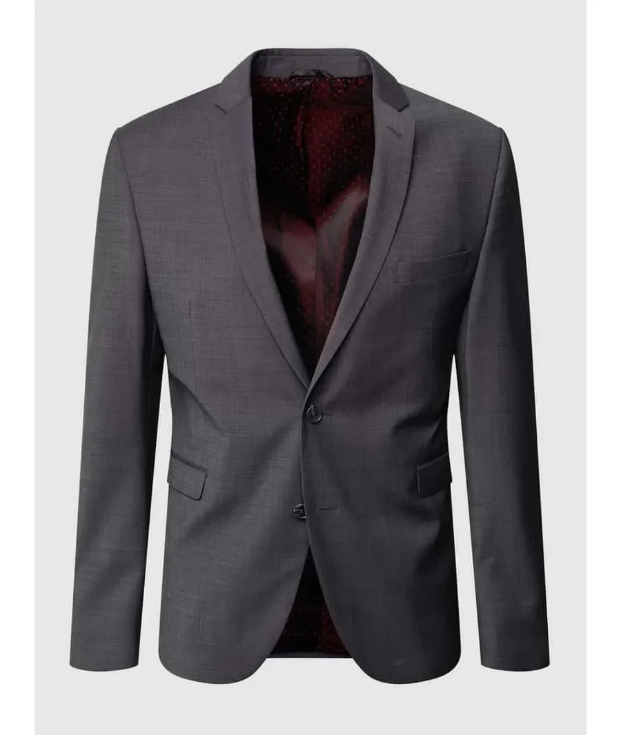 obrazek 1 Marynarka zapinana na 2 guziki o kroju super slim fit z dodatkiem streczu model ‘Cipuletti’