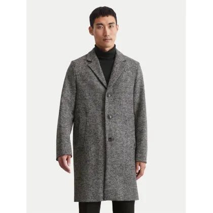 Zdjęcie Marc O'Polo Płaszcz wełniany 429 0258 71022 Szary Regular Fit