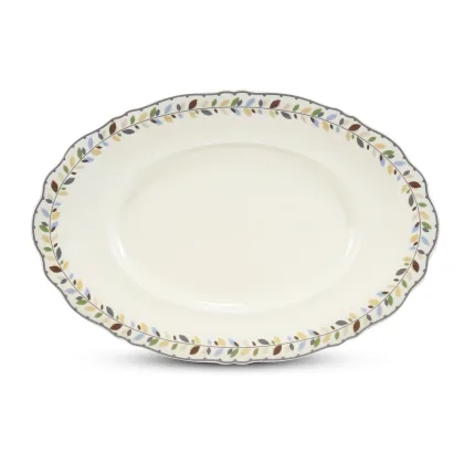 Zdjęcie Piękna owalna misa z porcelany zdobiona wyjątkowym motywem - Leander