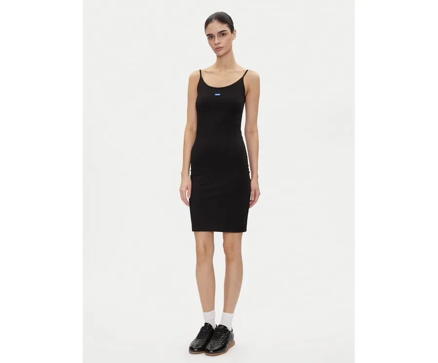 obrazek 1 HUGO Sukienka codzienna Narya 50538896 Czarny Slim Fit
