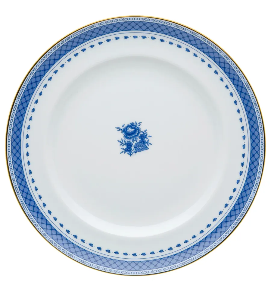 obrazek 1 Klasyczny porcelanowy talerz deserowy Cozinha Velha z drobnym motywem kwiatowym - Vista Alegre