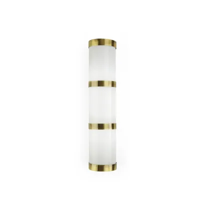 Zdjęcie Kinkiet z cylindrycznym kloszem z pleksiglasu H.45,5xL.10xP.11 cm