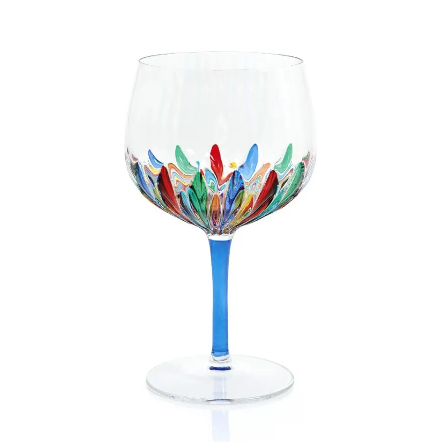 obrazek 1 Komplet 6 kieliszków do ginu wykonanych ze szkła murano (800 ml)