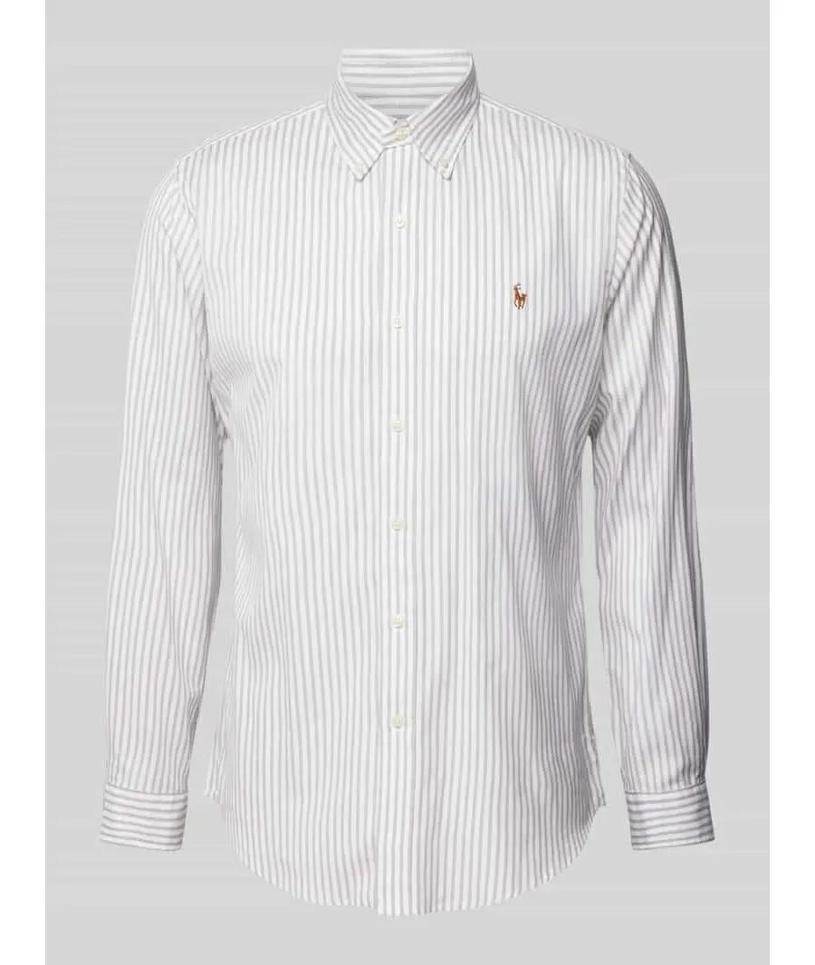 obrazek 1 Koszula casualowa o kroju regular fit z wyhaftowanym logo