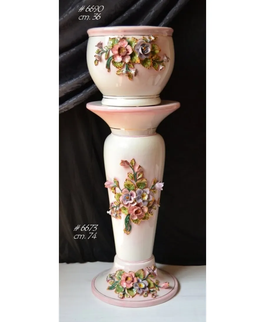 obrazek 1 Ceramiczna kolumna i donica dekoracyjna od włoskiego producenta