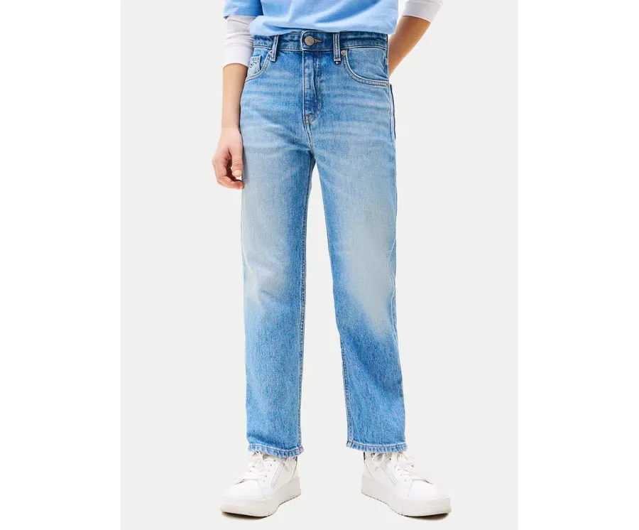 obrazek 1 Tommy Hilfiger Jeansy Skater KB0KB10020 Niebieski Straight Fit