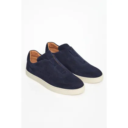 Zdjęcie Sneakersy męskie zamszowe CESARE CASADEI Cesare Casadei