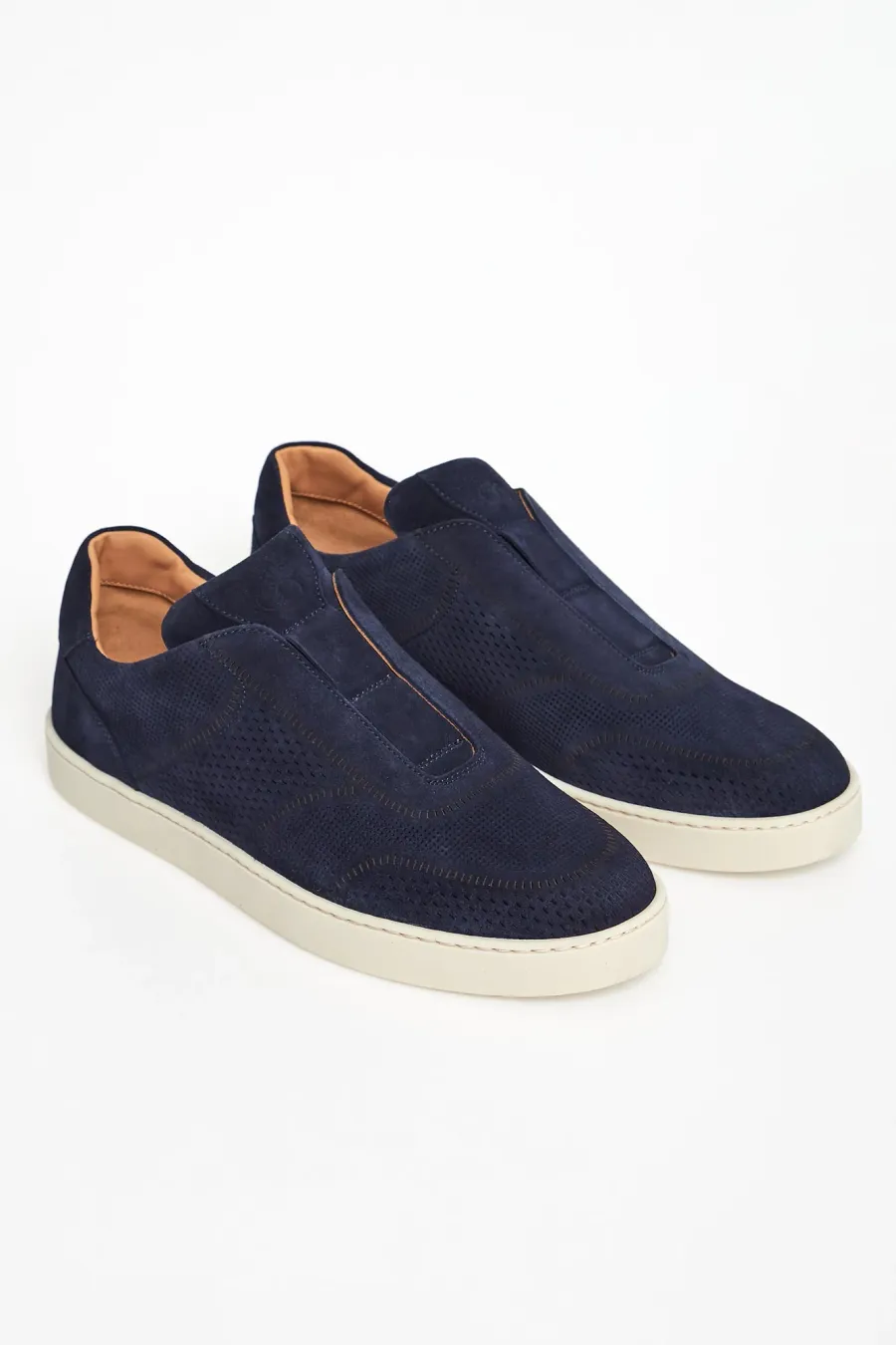obrazek 1 Sneakersy męskie zamszowe CESARE CASADEI Cesare Casadei