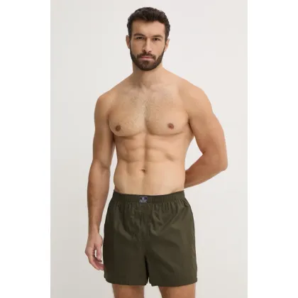 Zdjęcie Polo Ralph Lauren bokserki bawełniane 3-pack kolor zielony 714830273