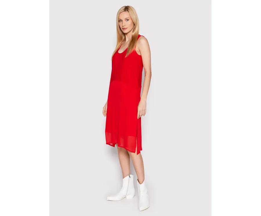 obrazek 1 DKNY Sukienka letnia P22DAEJR Czerwony Regular Fit