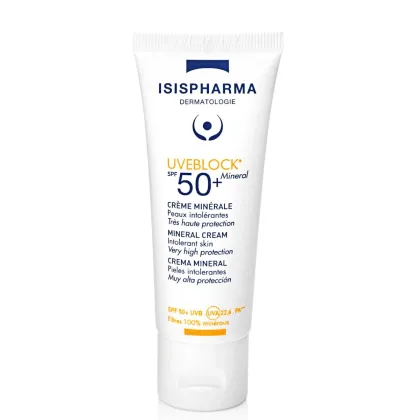 Zdjęcie Isispharma Uveblock SPF50+ - Krem mineralny 40ml Clear 40 ml